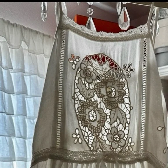 Spell Island Bonita Midi strappy Dress looks new XS - Picture 9 of 16